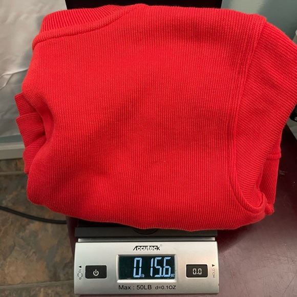 Duluth trading company size small, red, ribbed kangaroo pocket sweater - Picture 6 of 6